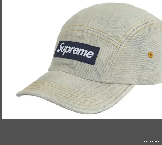 Washed White Black Blue Washed SS23 CAP DENIM Water Camping Water Tannin Hat CAMP 0731